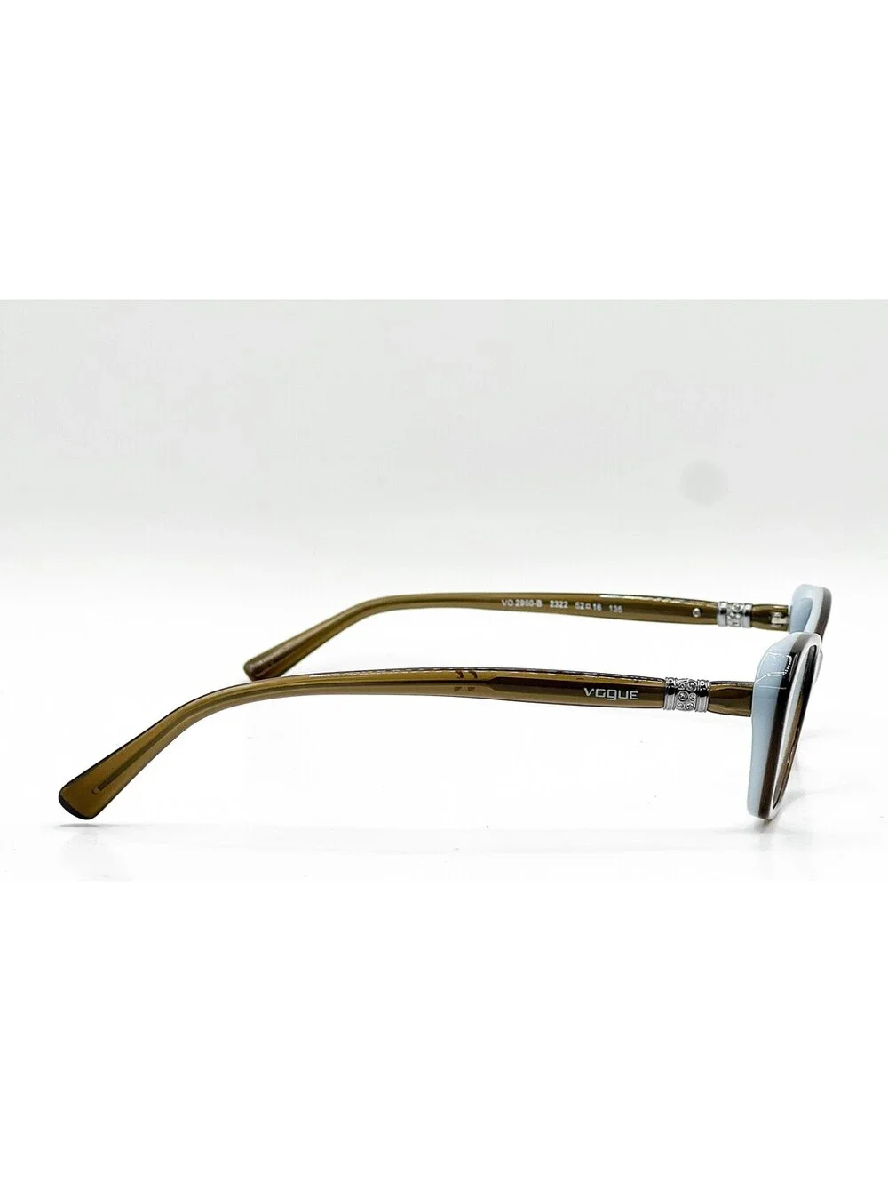 Vogue VO 2960-B 2322 Mud Green/Opal Azure Authentic Eyeglass Frames 52-16